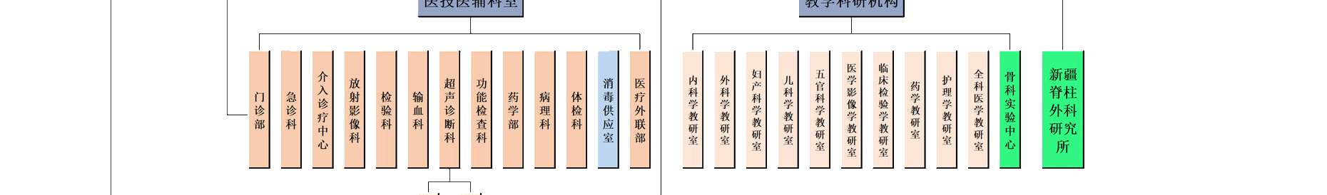 医院组织架构图
